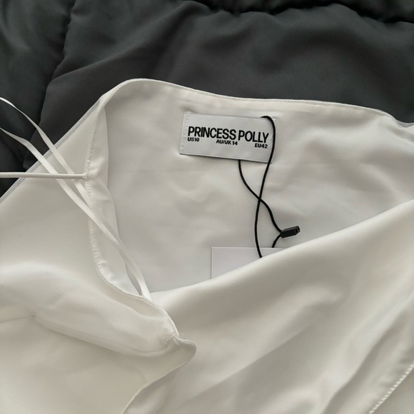 Princess Polly White Ruffle Mini Dress - Picture 3 of 4